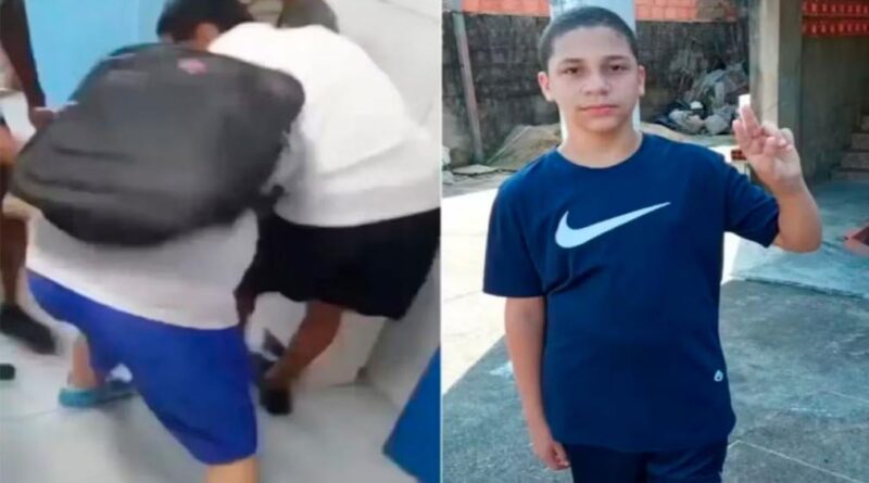 Un adolescente de 13 años murió después de que dos compañeros lo golpearon y saltaron sobre su espalda