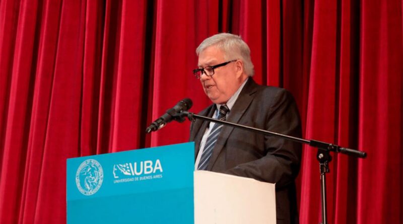 El rector de la UBA insiste con un posible cierre: “Si no hay dinero, no queda otra”